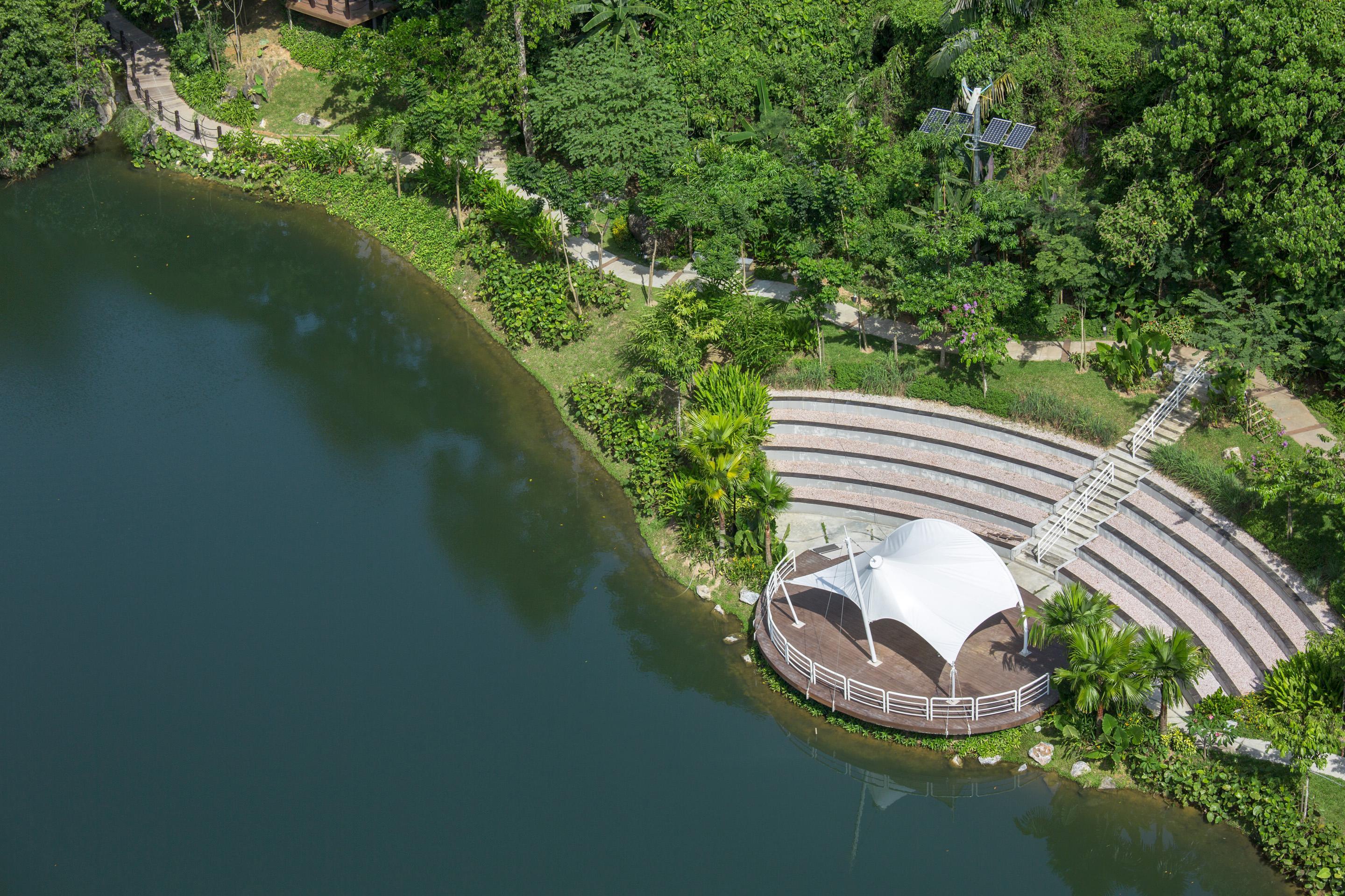 港湾全套房度假酒店 怡保 外观 照片 The Amphitheatre